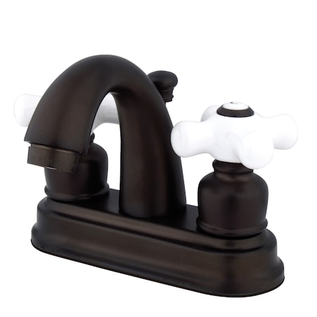 Kingston Brass Restoration, 4" Centerset Bathroom Faucet, Oil Rubbed Bronze KB5615PX